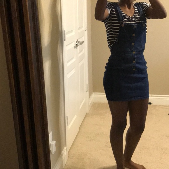 Vintage 2.1 Denim overall skirt - Picture 1 of 4